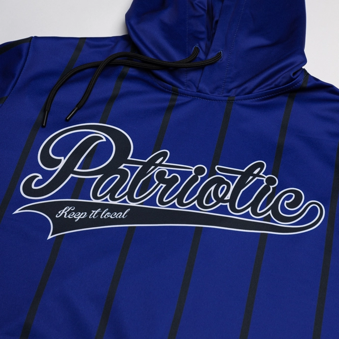 Bluza męska z kapturem Patriotic College Football hooded granatowa
