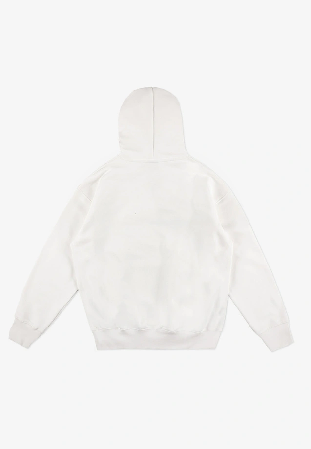 Bluza męska z kapturem oversize Prosto Essence kremowa