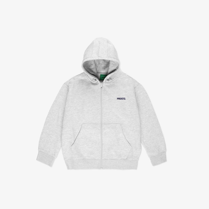 Komplet dresowy dziecięcy Prosto Kids Baza Zip hoodie szary