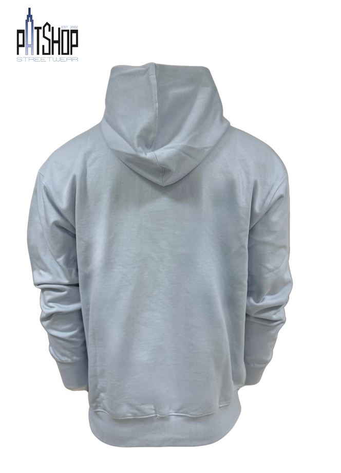 Bluza męska z kapturem oversize Prosto Box 2.0 jasno niebieska