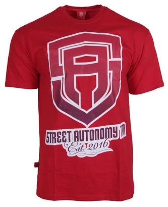 Koszulka T-shirt Street Autonomy EST 2 red/blue/violet