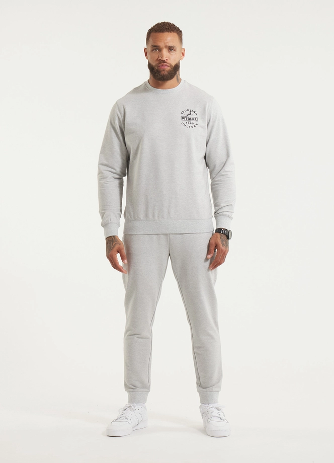 Bluza męska bez kaptura Pitbull Pit Bull Physical Culture szara