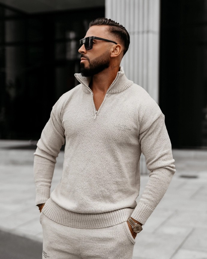 Komplet męski Olavoga Ollan szary