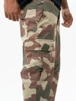 Spodnie Materiałowe Baggy Bojówki Jigga Wear Ripstop Military brązowo/zielone camo