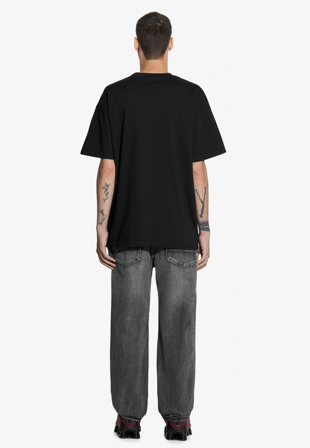 Koszulka męska t-shirt oversize Prosto Zont czarna