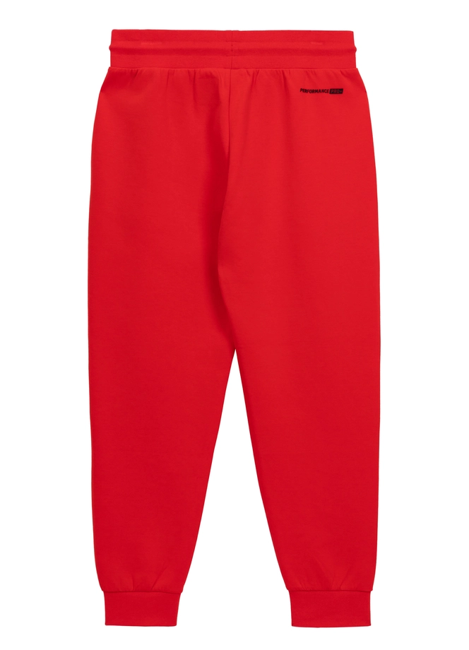 Spodnie męskie dresowe Pitbull Pit Bull Dogwood czerwone