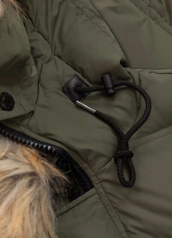 Kurtka zimowa męska parka Pit Bull Kingston II oliwkowa