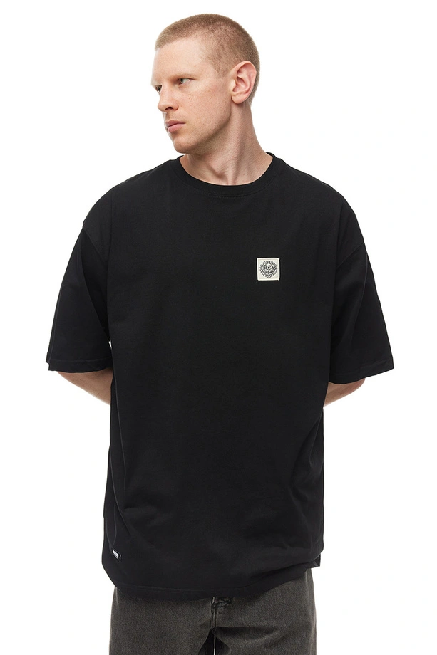 Koszulka męska t-shirt Mass Dnm Patch czarna