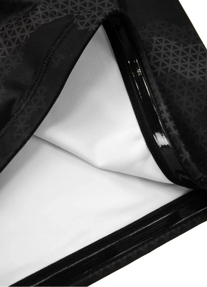 Koszulka męska rashguard Pit Bull Shortsleeve Net Camo II 24 czarna