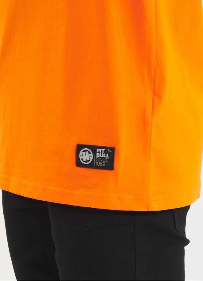 Koszulka męska T-Shirt Pit Bull Pitbull Eighty Nine Dog 25 pomarańczowa