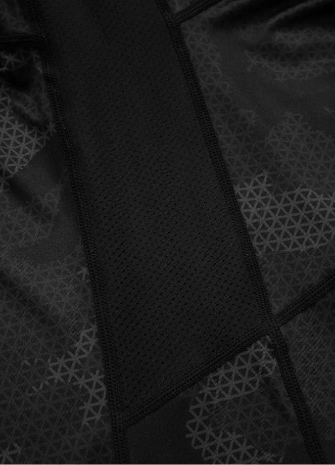 Koszulka Longsleeeve męski Pit Bull Pitbull Performance Pro Plus Net Camo Hilltop II 24 czarna