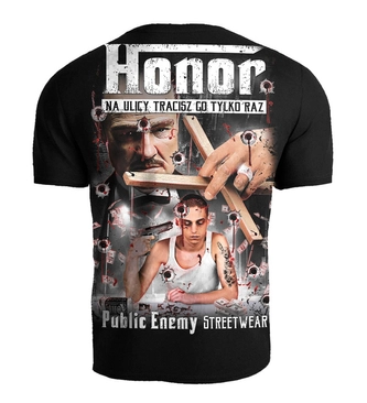 Koszulka męska T-shirt Public Enemy Honor czarny