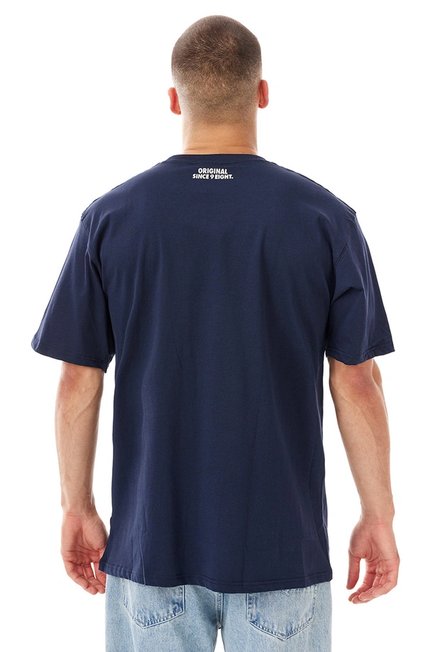 Koszulka męska t-shirt Mass Dnm Patch granatowa