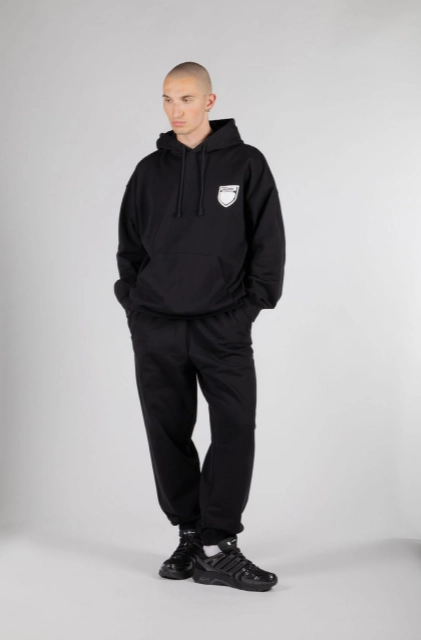 Komplet dresowy męskie oversize Prosto Splash Shield Mini czarny