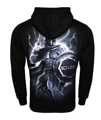 Bluza męska z kapturem Octagon Gladiator hooded czarna