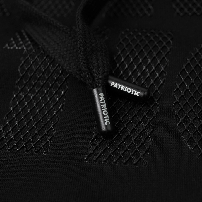 Bluza męska z kapturem Patriotic Cls X-Mesh czarna