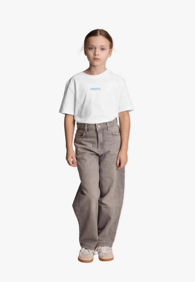 Koszulka t-shirt dziecięcy Prosto Kids Taśma biała