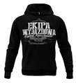 Bluza męska z kapturem Public Enemy Ekipa Wyjazdowa hoodie czarna