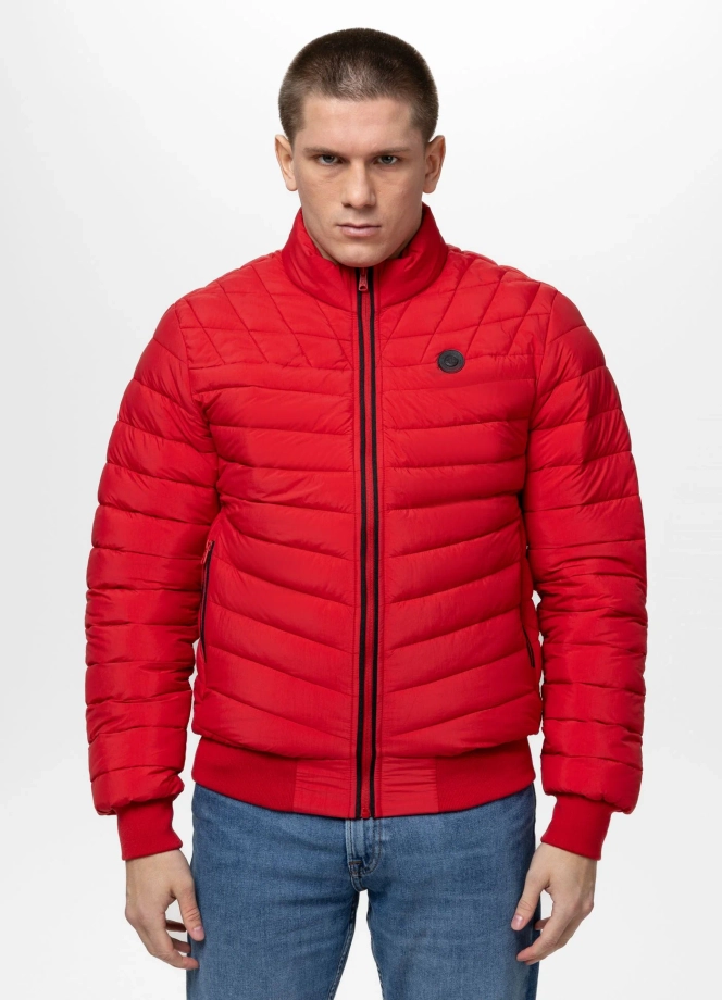 Kurtka zimowa męska Pit Bull Naylor czerwona