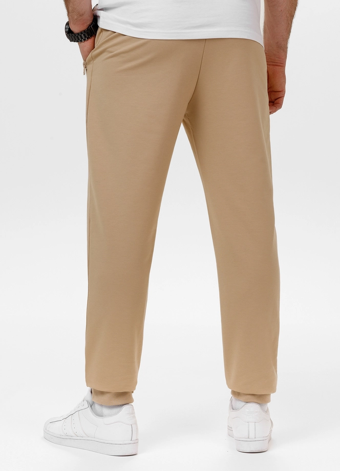 Spodnie męskie dresowe Pitbull Pit Bull Nugget beżowe