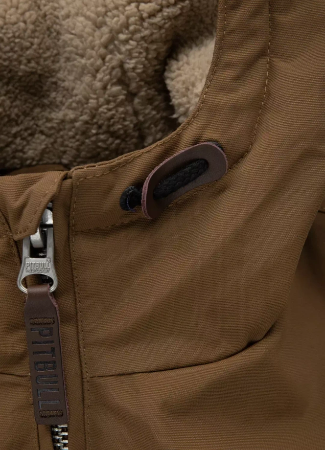 Kurtka zimowa męska Pit Bull Elkwood 3 Jacket brązowa