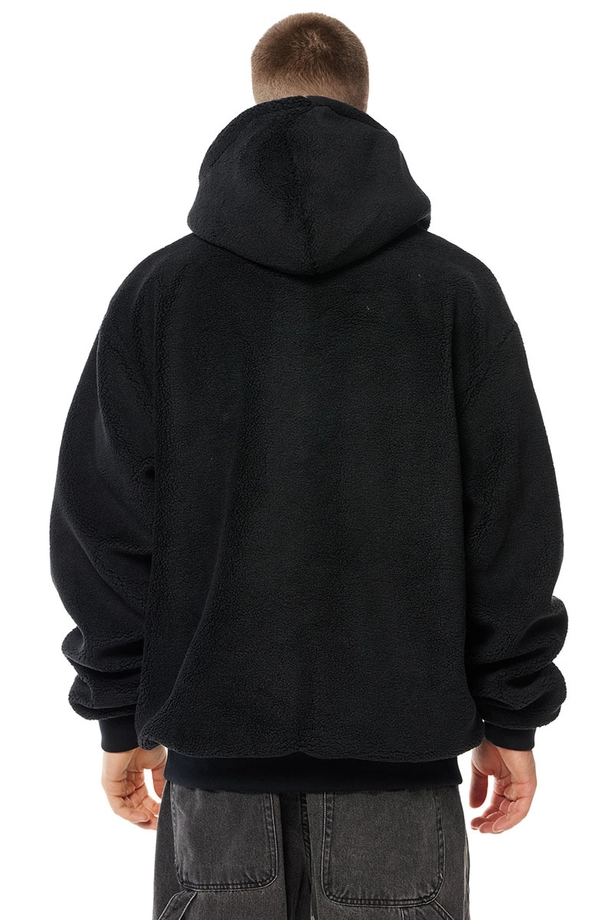 Kurtka przejściowa polarowa Mass Denim Frontside 2.0 czarna