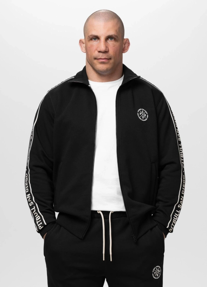 Bluza męska rozpinana Pit Bull Nexus czarna