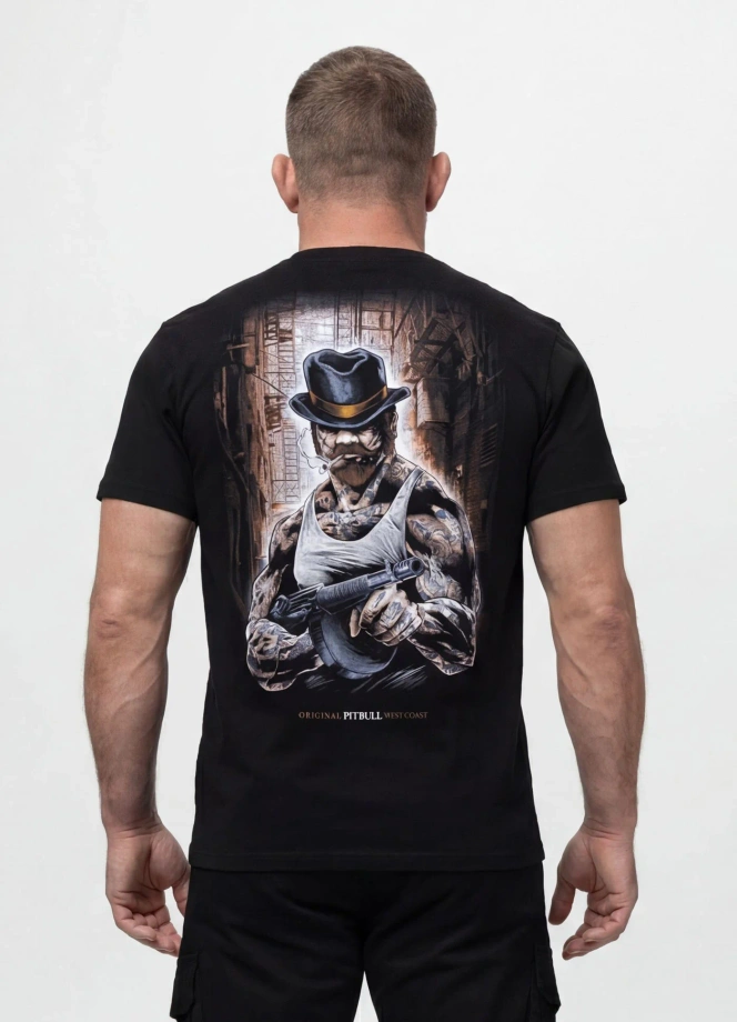 Koszulka męska T-Shirt Pit Bull Hatter czarna