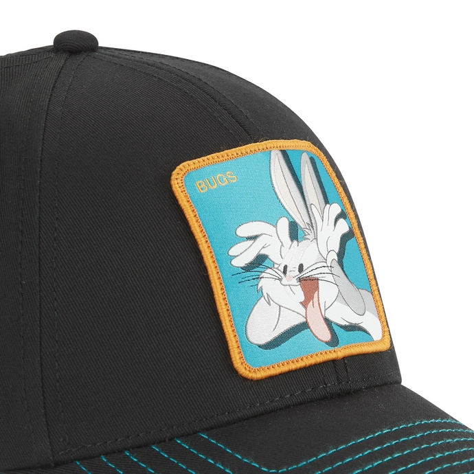 Czapka z daszkiem Capslab Looney Tunes Bugs BU3 czarna
