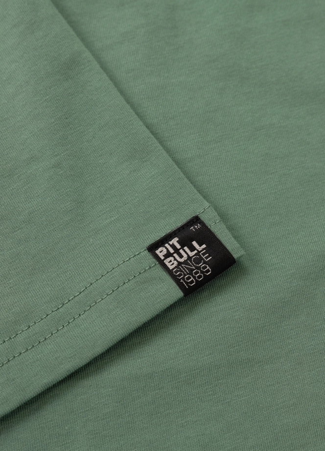 Koszulka męska T-Shirt Pit Bull Pitbull San Diego Born miętowa zielona