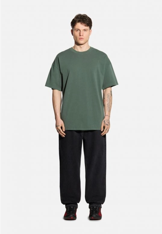 Koszulka męska t-shirt oversize Prosto Zont zielona