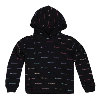 Bluza dziecięca crop-top Champion Allover black