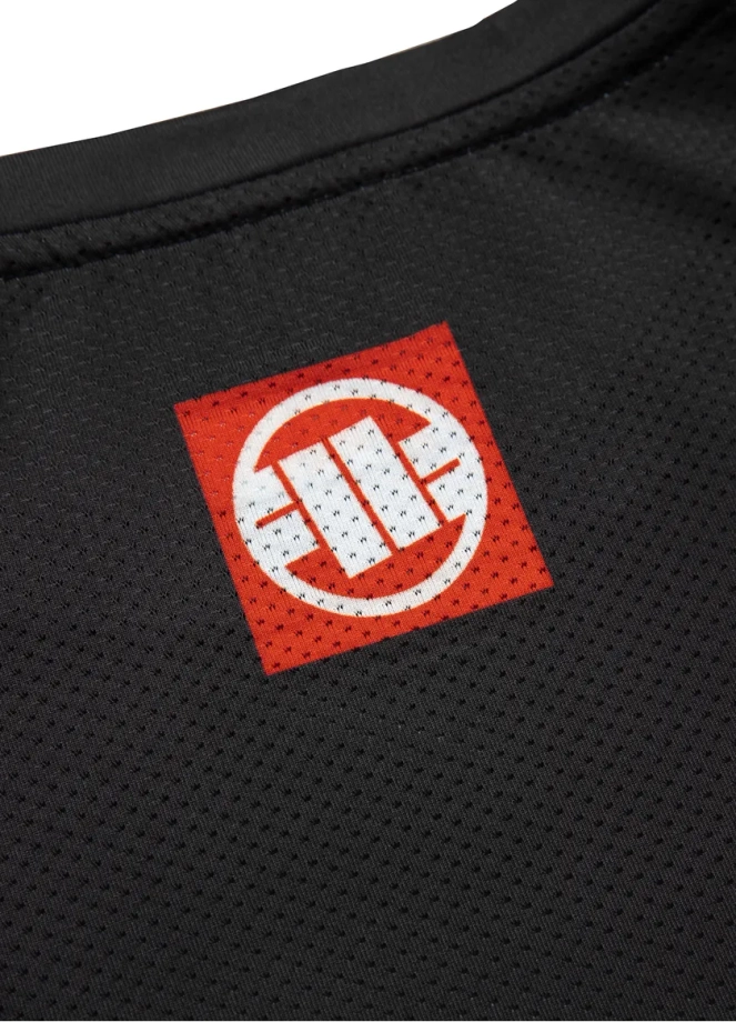 Koszulka męska T-shirt Pit Bull Performance Pro Plus Mesh Street Dog czarna