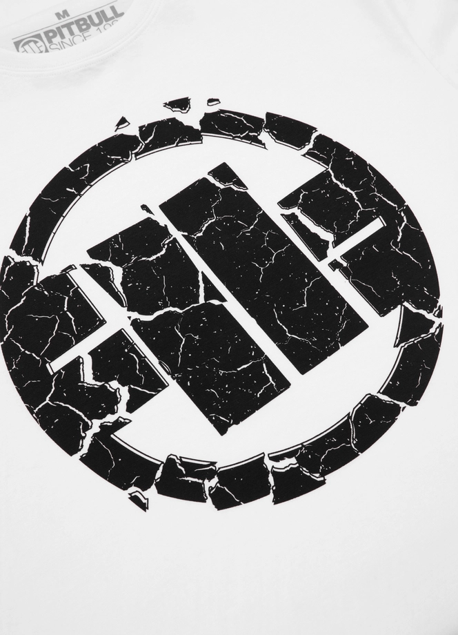 Koszulka męska T-Shirt Pit Bull Pitbull Scratch 25 biała