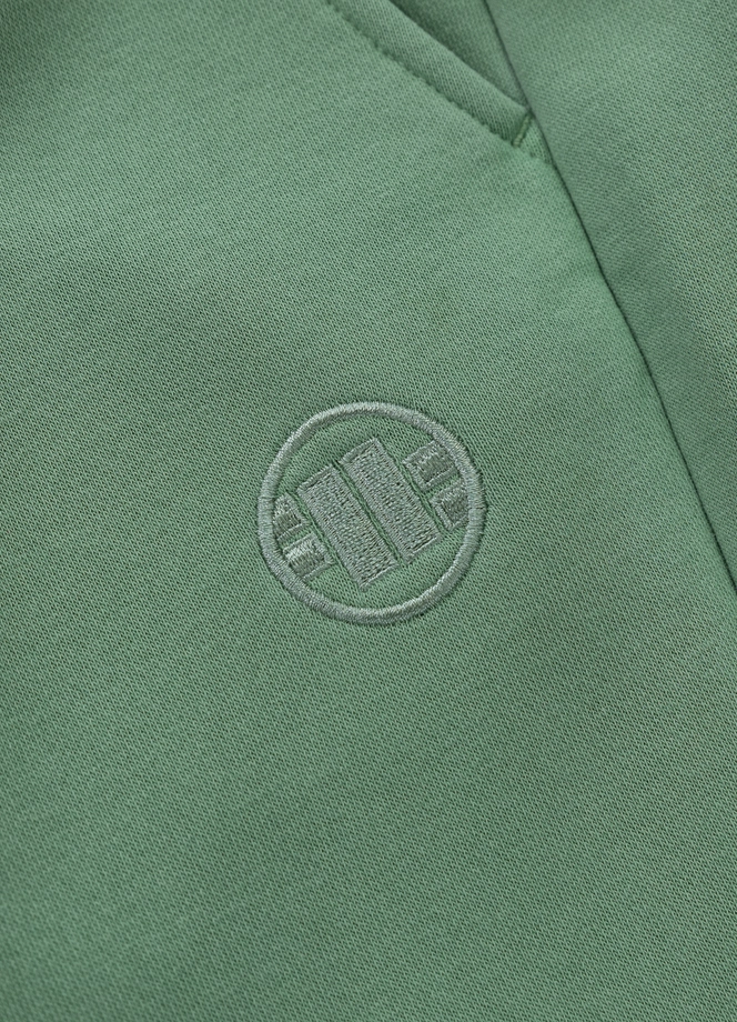 Spodnie męskie dresowe Pitbull Pit Bull Lancaster 2 Washed zielone