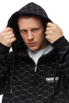 Bluza męska z kapturem ZIP Mass Dnm Biarritz czarna