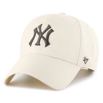 Czapka z daszkiem 47 Brand New York Yankees Snapback MVP kremowa grafitowa