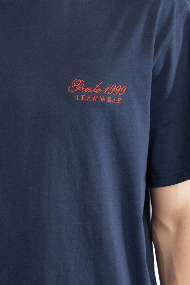 Koszulka męska t-shirt Prosto Team granatowa