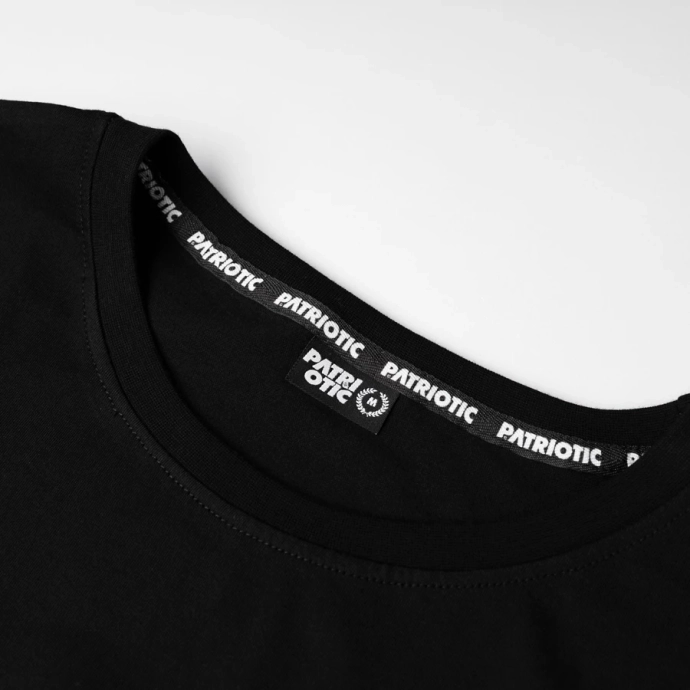 Koszulka męska T-shirt oversize Patriotic College Keep It czarna