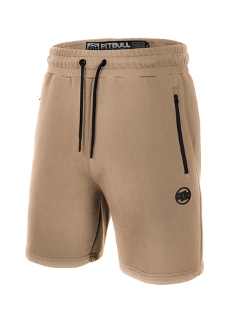Spodenki szorty dresowe męskie Pitbull Terry Small Logo beżowe