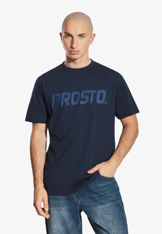 Koszulka męska t-shirt Prosto Biglog granatowa