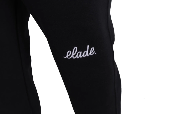Spodnie dresowe męskie Elade Handwritten Classic czarne