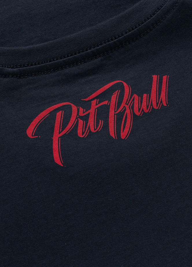 Koszulka męska T-Shirt Pit Bull Pitbull El Jeffe granatowa