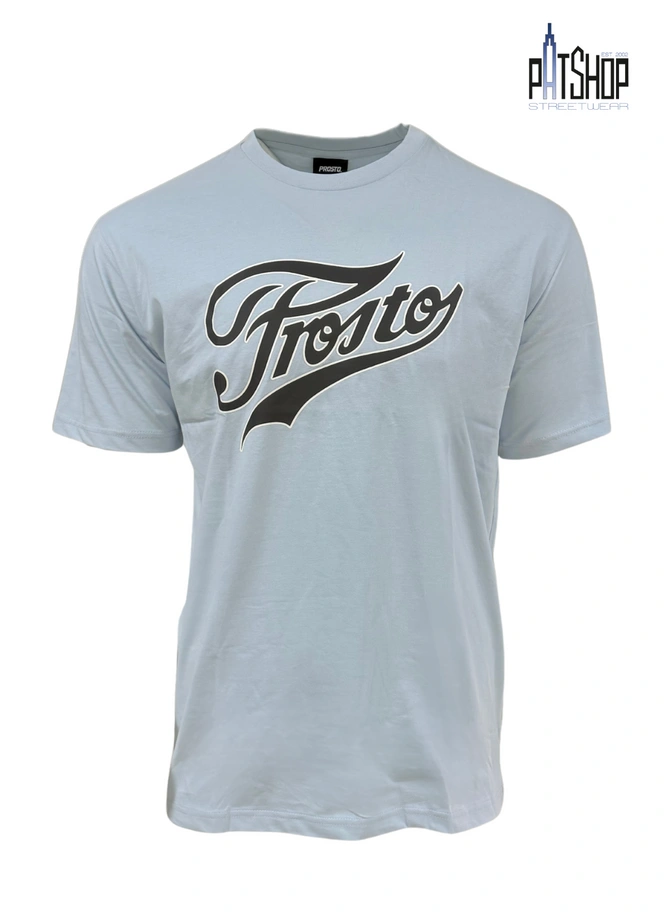Koszulka męska t-shirt Prosto Varsity jasno niebieska