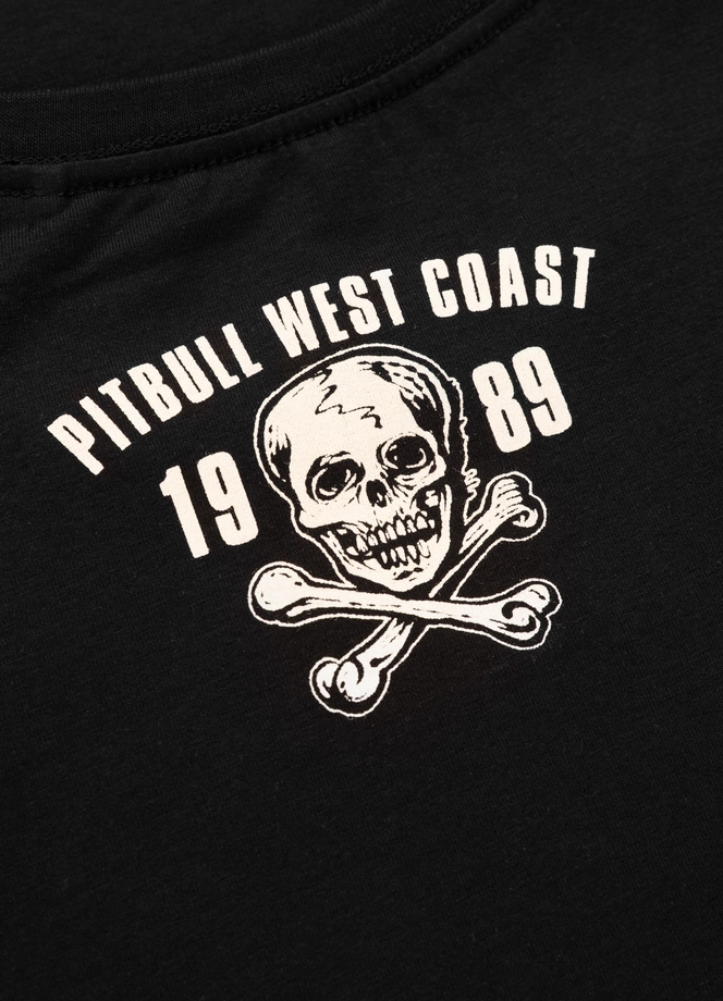 Koszulka męska T-Shirt Pit Bull Pitbull Oldschool Razor Slim Fit czarna