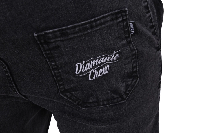 Spodnie Jogger Unisex Diamante Crew Jeans Ripped black