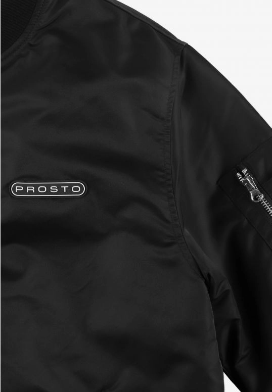 Kurtka męska przejściowa wiosenna Prosto Bomber czarna