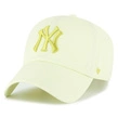 Czapka z daszkiem 47 Brand New York Yankees W/No Loop Label Clean Up jasno żółta