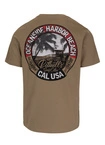 Koszulka męska T-Shirt Pit Bull Pitbull Oceanside 25 brązowa