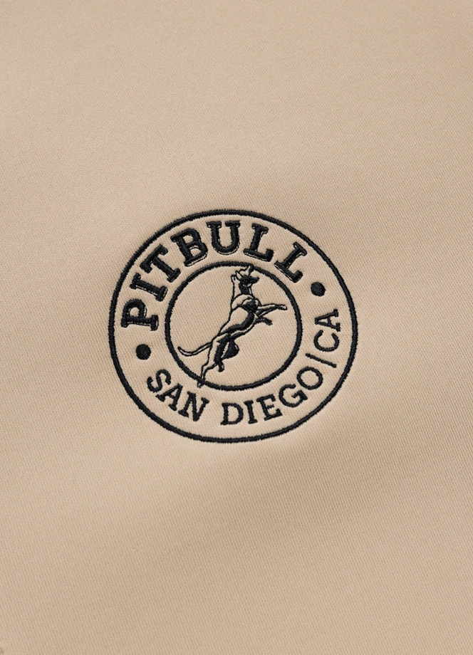 Bluza męska rozpinana Pit Bull San Diego CA jasno beżowa